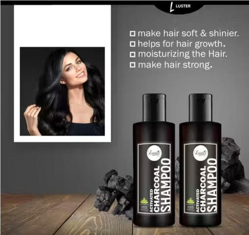 Activated Charcoal Shampoo 210 ml each Pack of 2