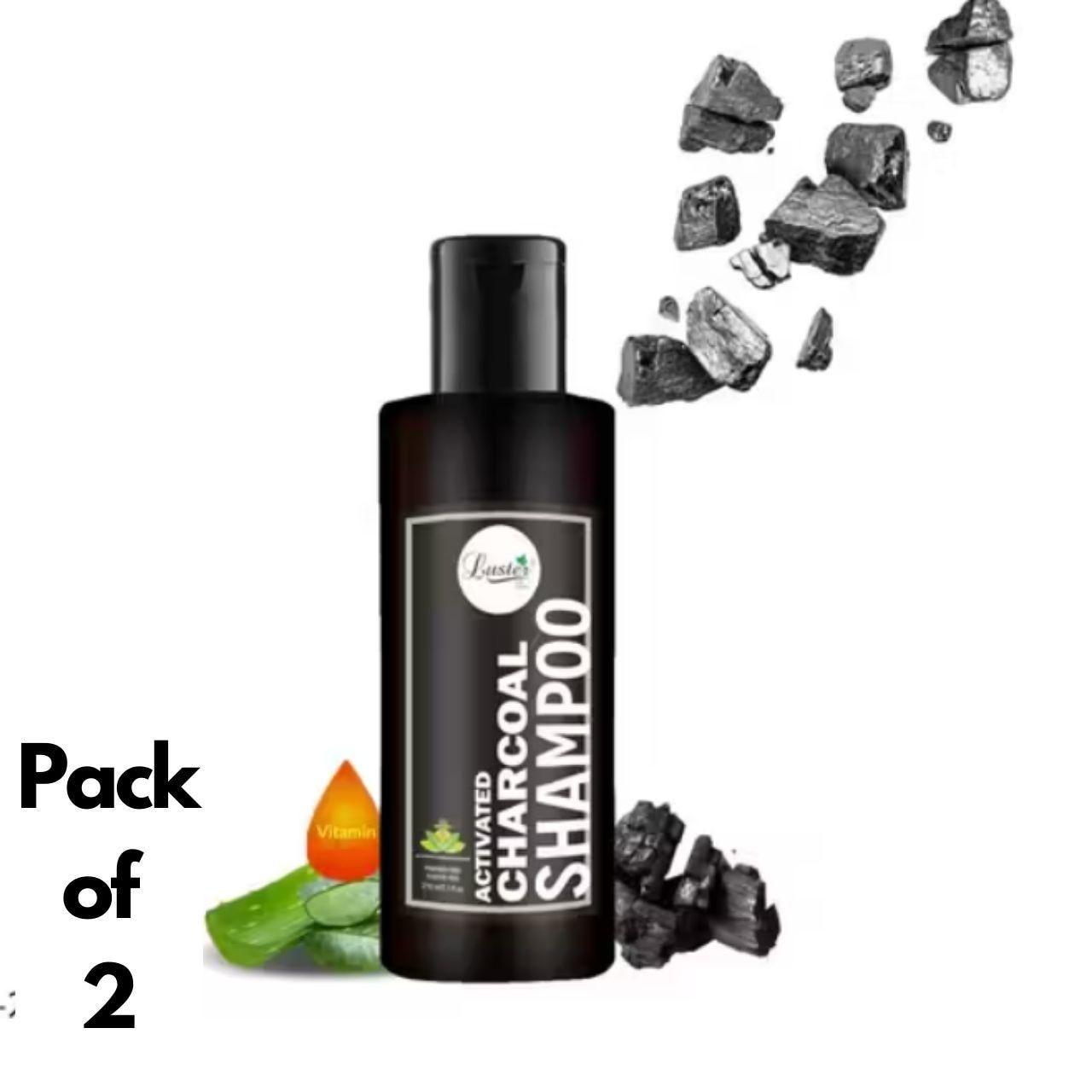 Activated Charcoal Shampoo 210 ml each Pack of 2