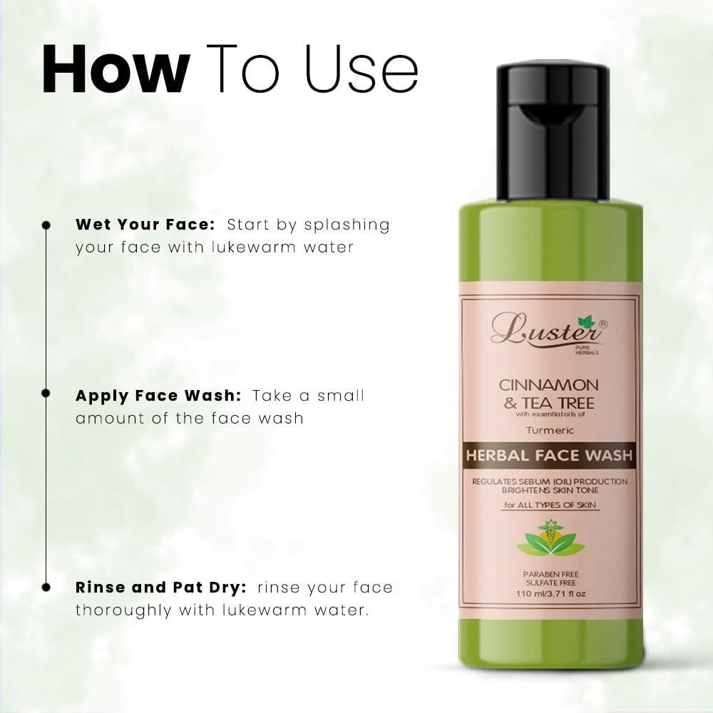 Cinnamon & Tea Tree Face Wash 110 ML (Pack of 2)